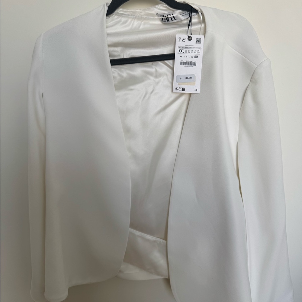 Zara Classic Cream Women's Blazer